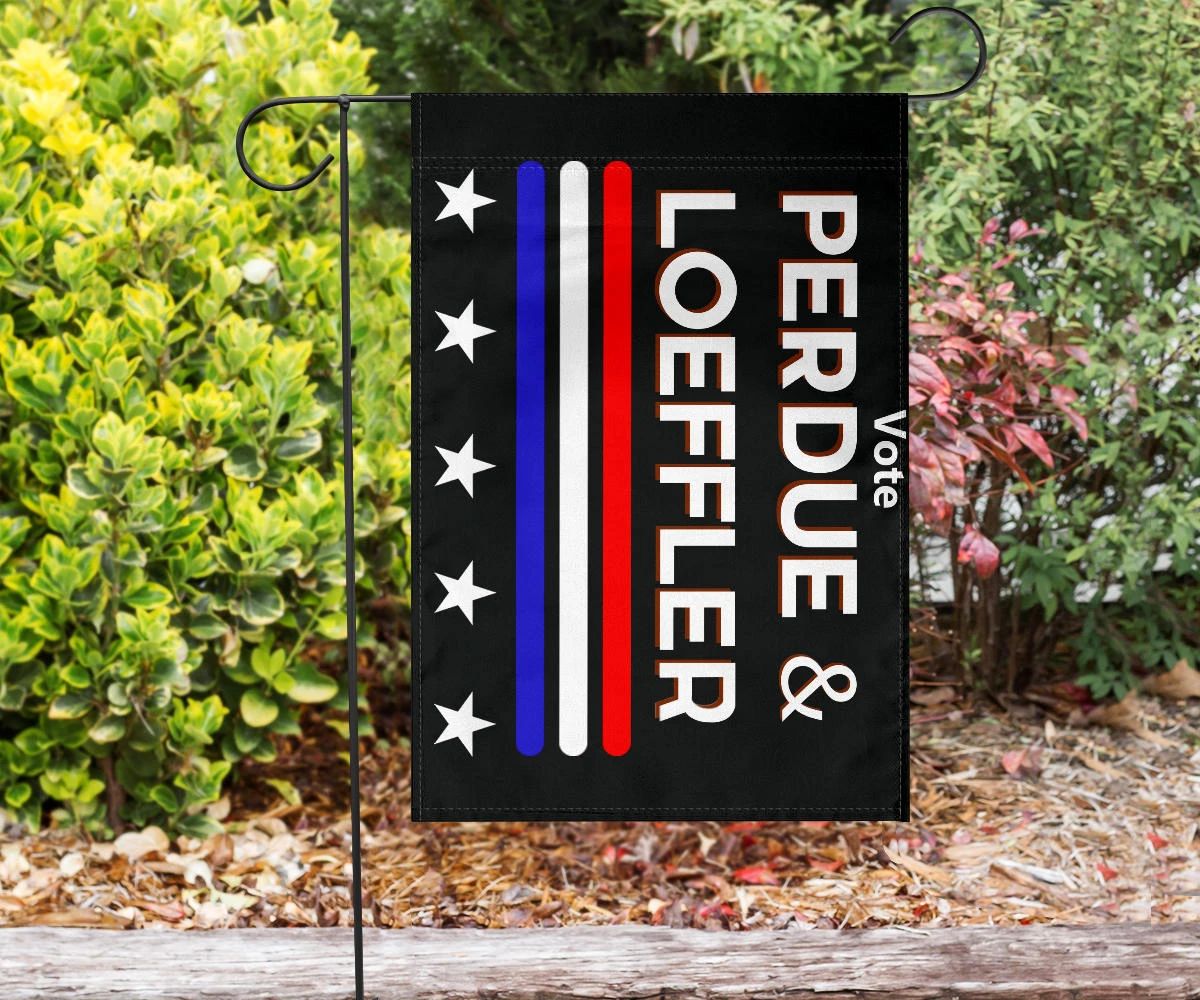 Vote For Perdue And Loeffler Flag Political Election Sign Flag For Sale