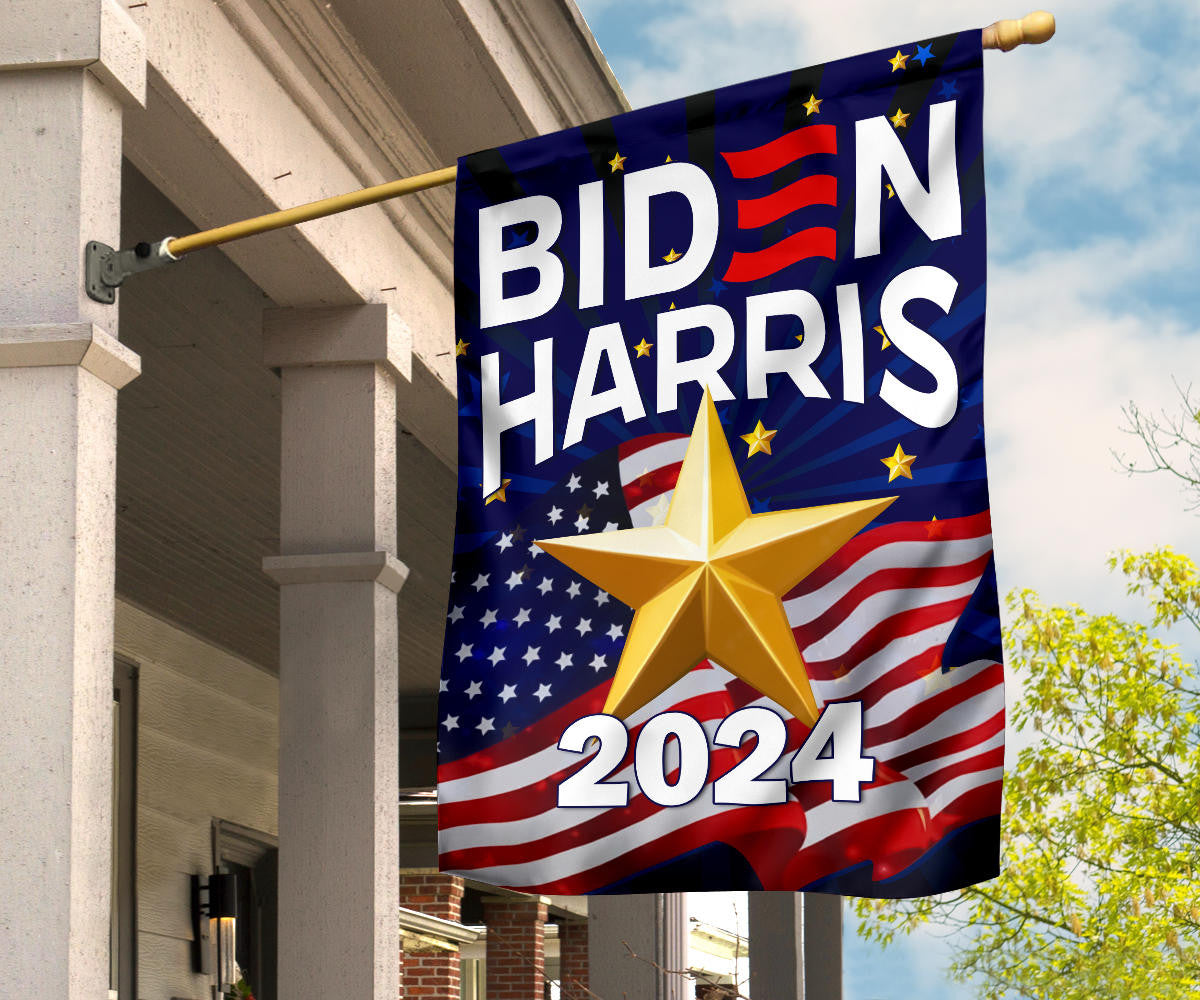 Biden Harris 2024 Flag Support Biden Harris Presidential Election Merch For Sale