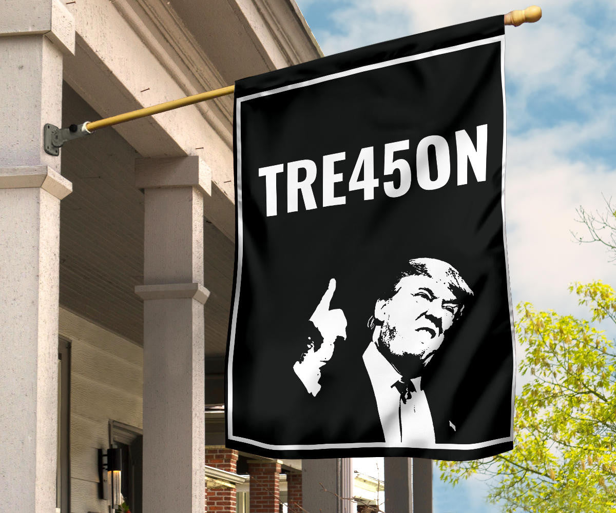 Treason Trump Tre45on Flag Anti Trump Flag Merchandise Vote Democrats