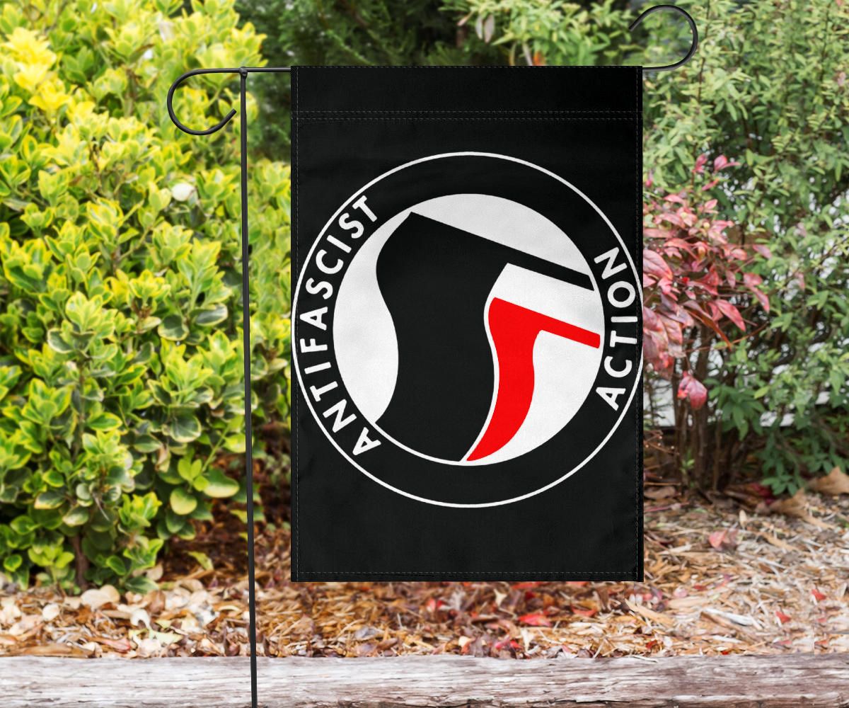 Anti Fascist Action Flag Banner Antifa Protest Anti Racism Flag For Yard Outside Decoration