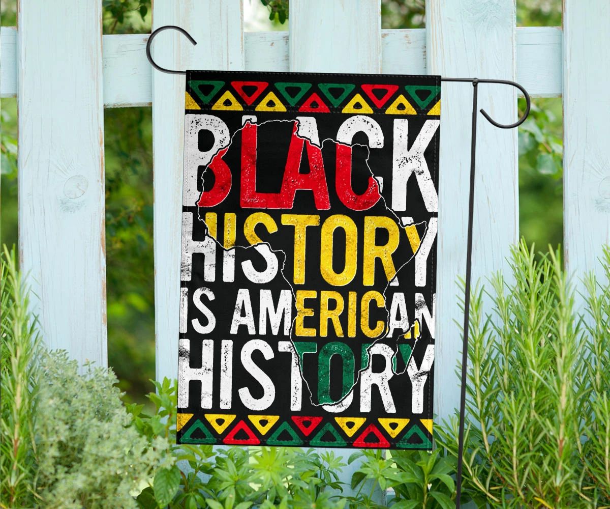 Black History Flag Black History Is American History African American Month 2024 House Decor