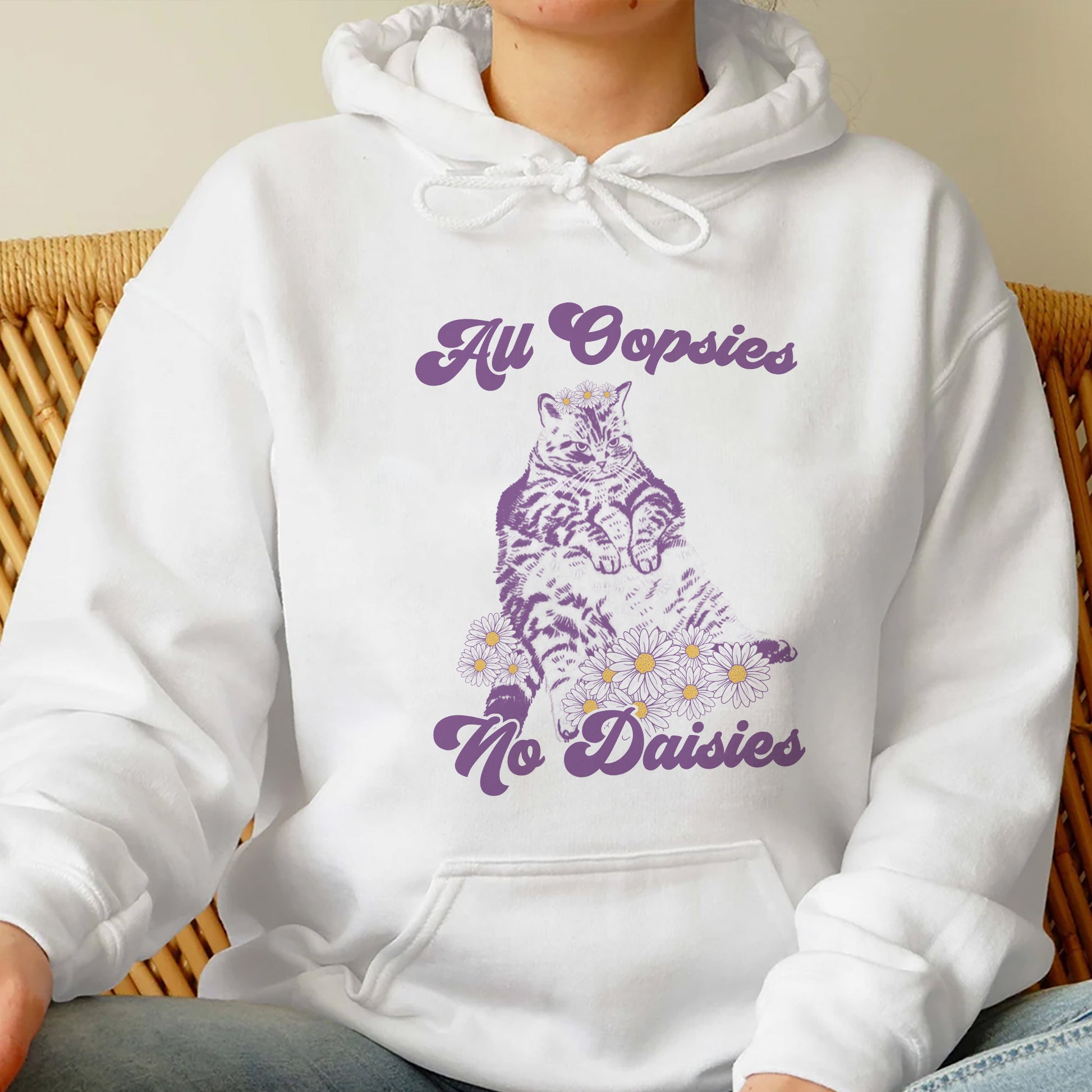 All Oopsies No Daisies Shirt, Trending Unisex Tee Shirt, Funny Nostalgia Cat Sweatshirt, All Oopsies No Daisies Hoodie