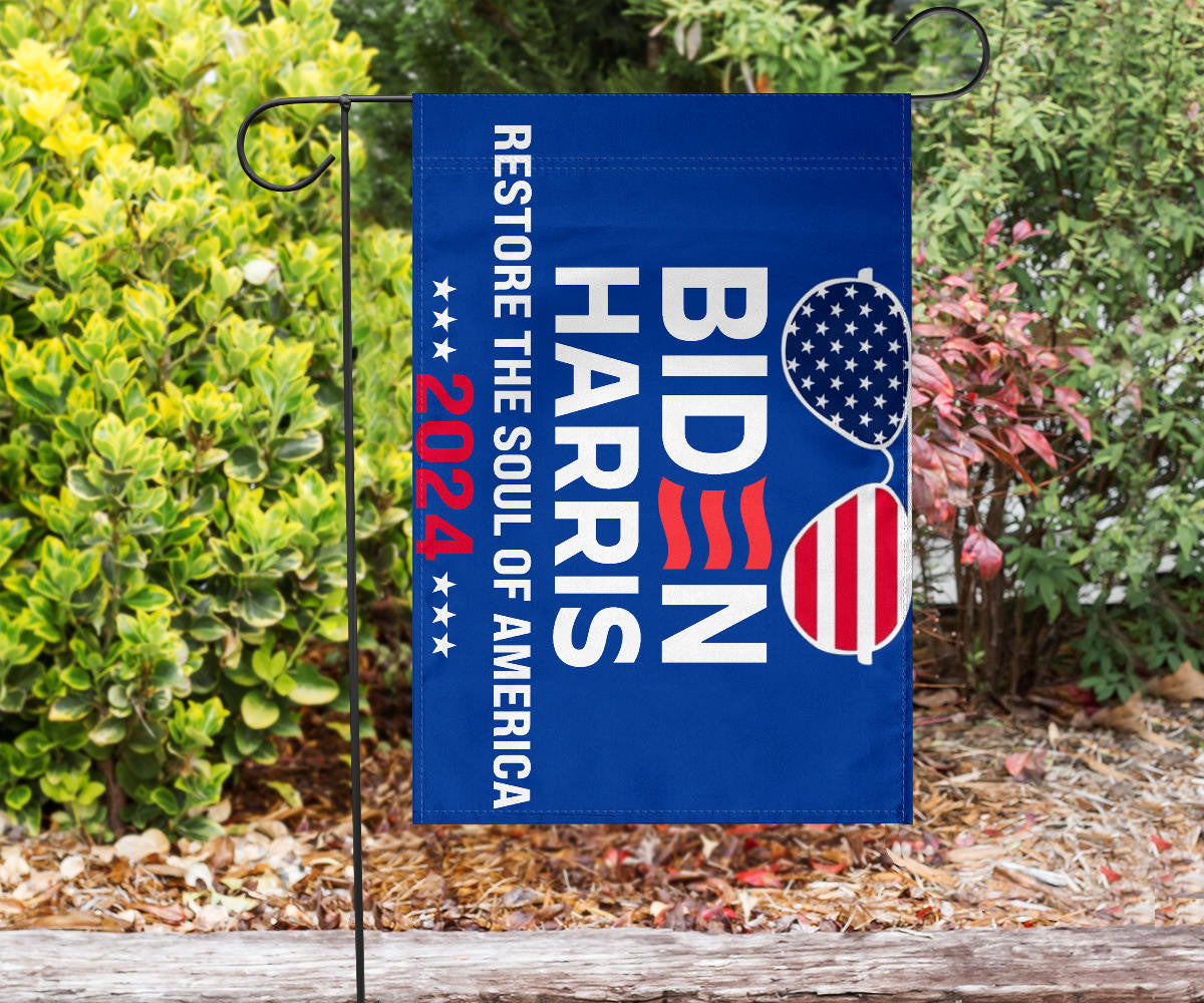 Biden Harris 2024 Restore the Soul of America Flag Democrats For Joe Biden 2024 Merch