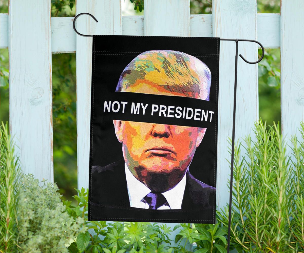 Trump Not My President Flag Trump Impeachment Anti Trump Flag Decor