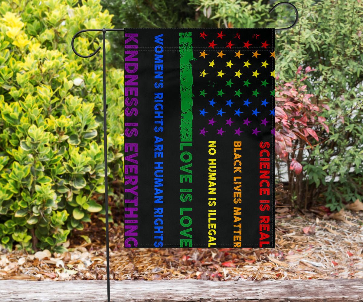 American LGBT Pride Flag Scacience Is Real Black Lives Matter Gay Flag For Pride Parade