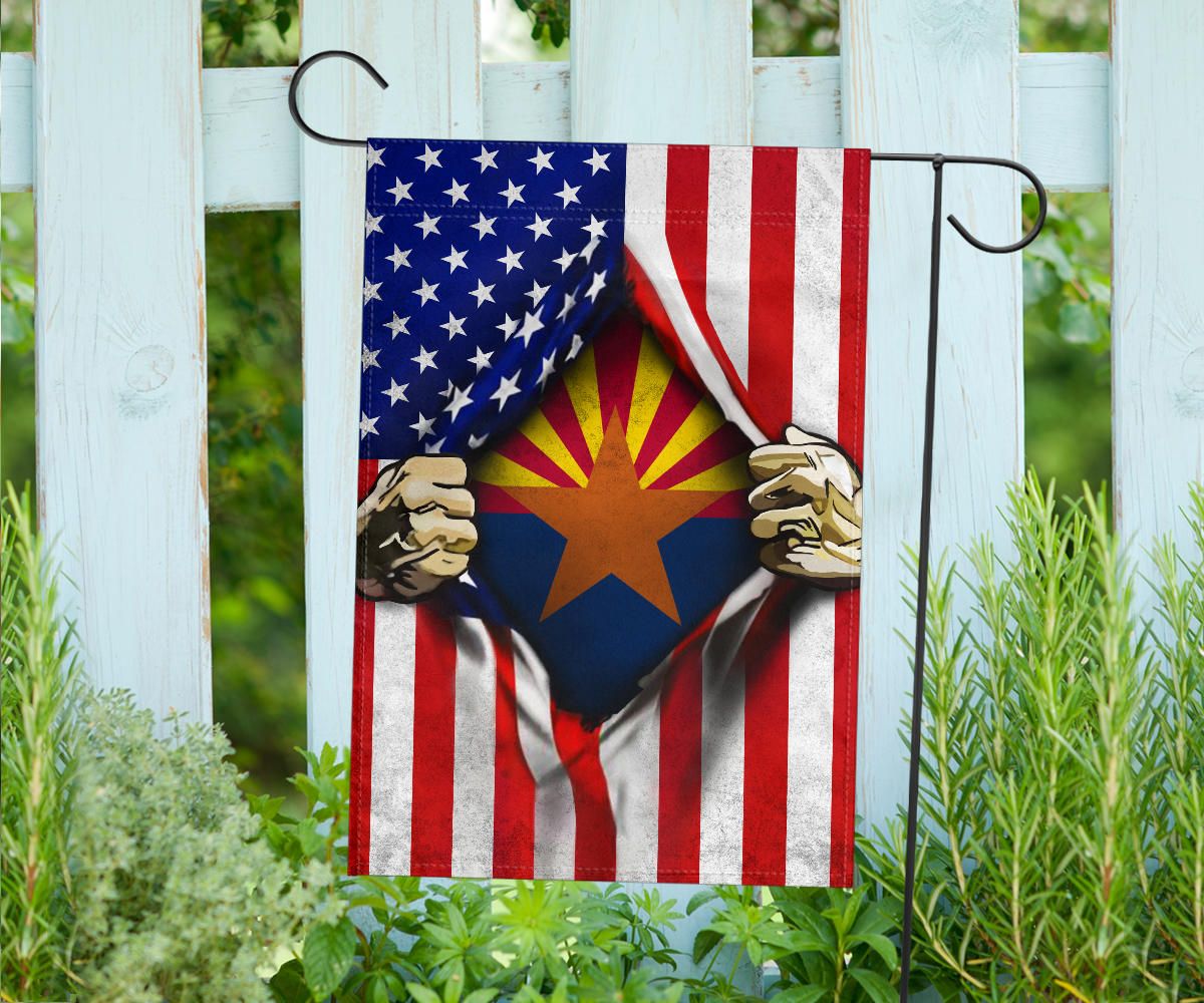 Arizona American Flag 4th Of July Patriotic Decoration