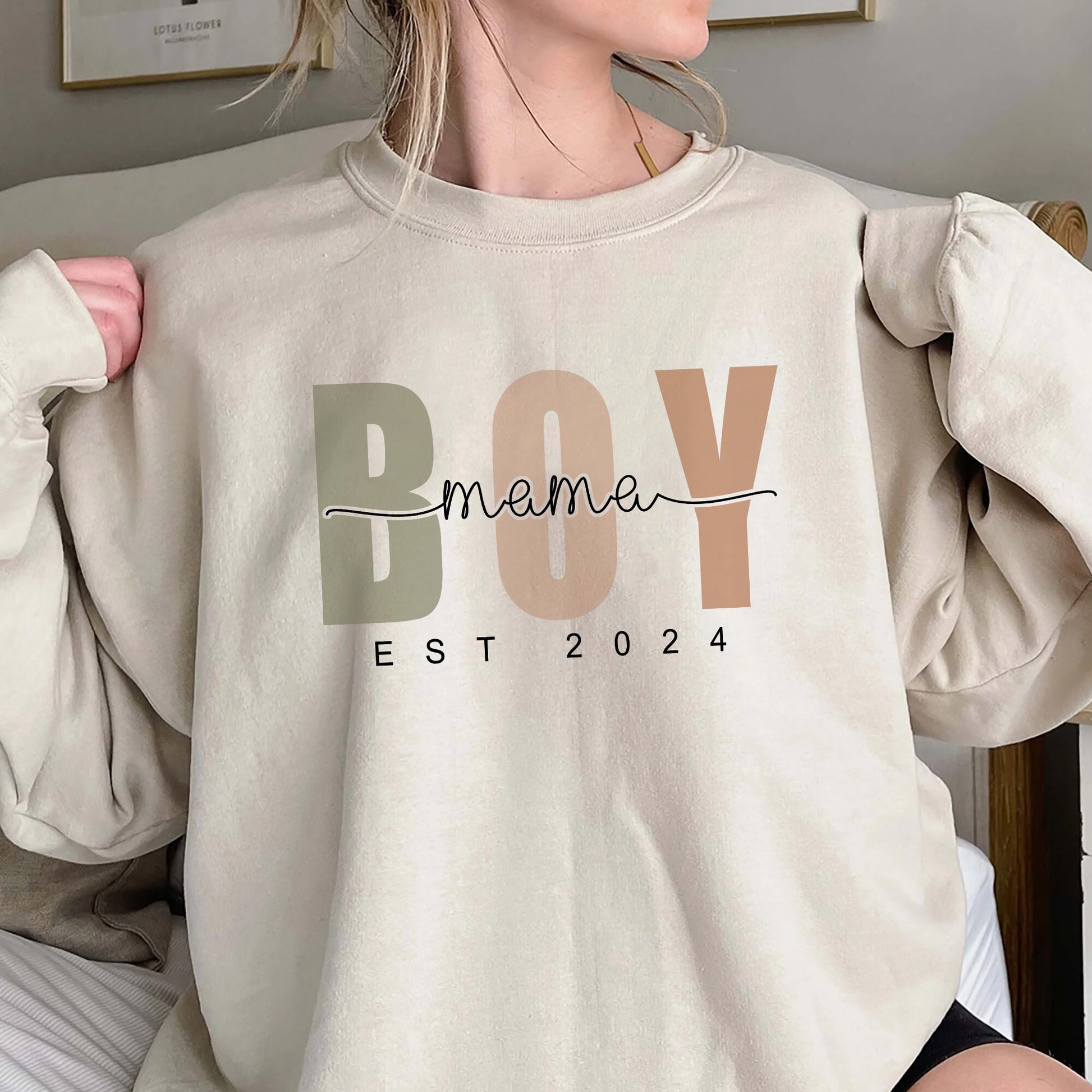 Boy Mama Sweatshirt, Boy Mama Apparel, Gift For Mother, Mom Gift Sweatshirt, Boy Mom Shirt, Personalized Mama Sweatshirt