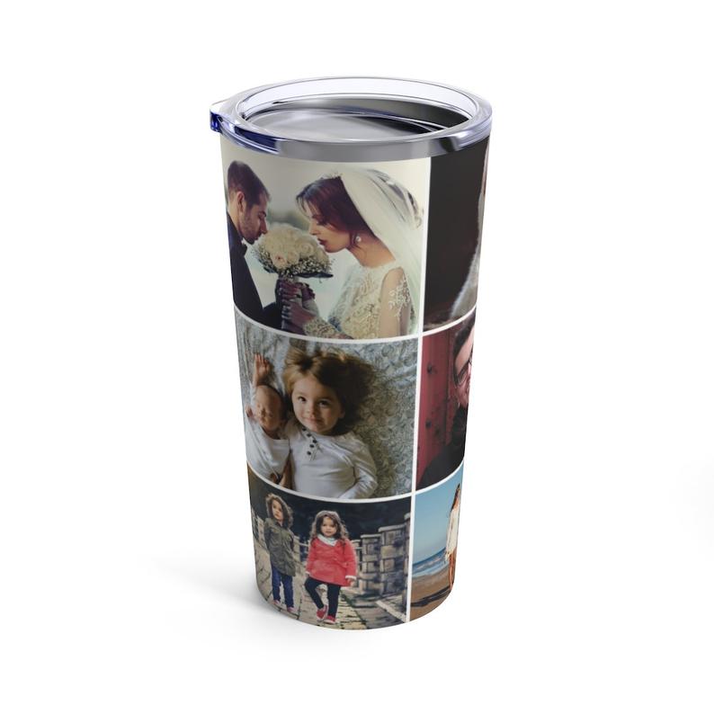 Custom Photos Collage Family Tumbler