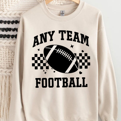 Custom Football Team Name Shirt, Trending Unisex Tee Hoodie, Football Team Matching Tee, Unique Shirt Gift, Custom Football Team Sweatshirt