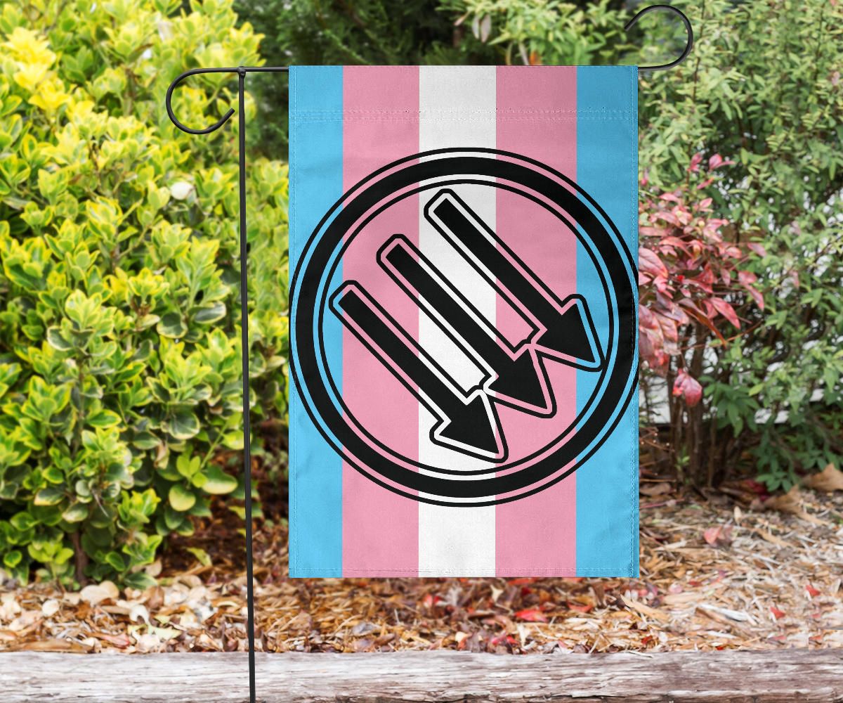 Three Narrows Trans Pride Flag Transgender Anti Fascist Anti Homophobic Flag