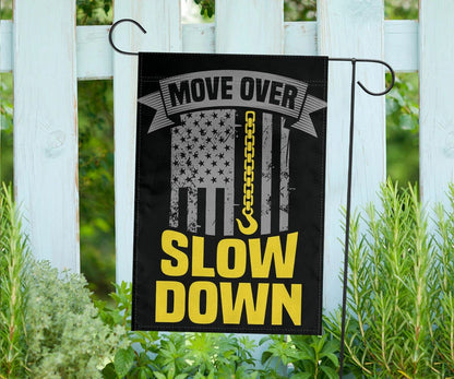 Thin Yellow Line Flag Move Over Slow Down Tow Truck Drivers Flag Gift For Home Decor