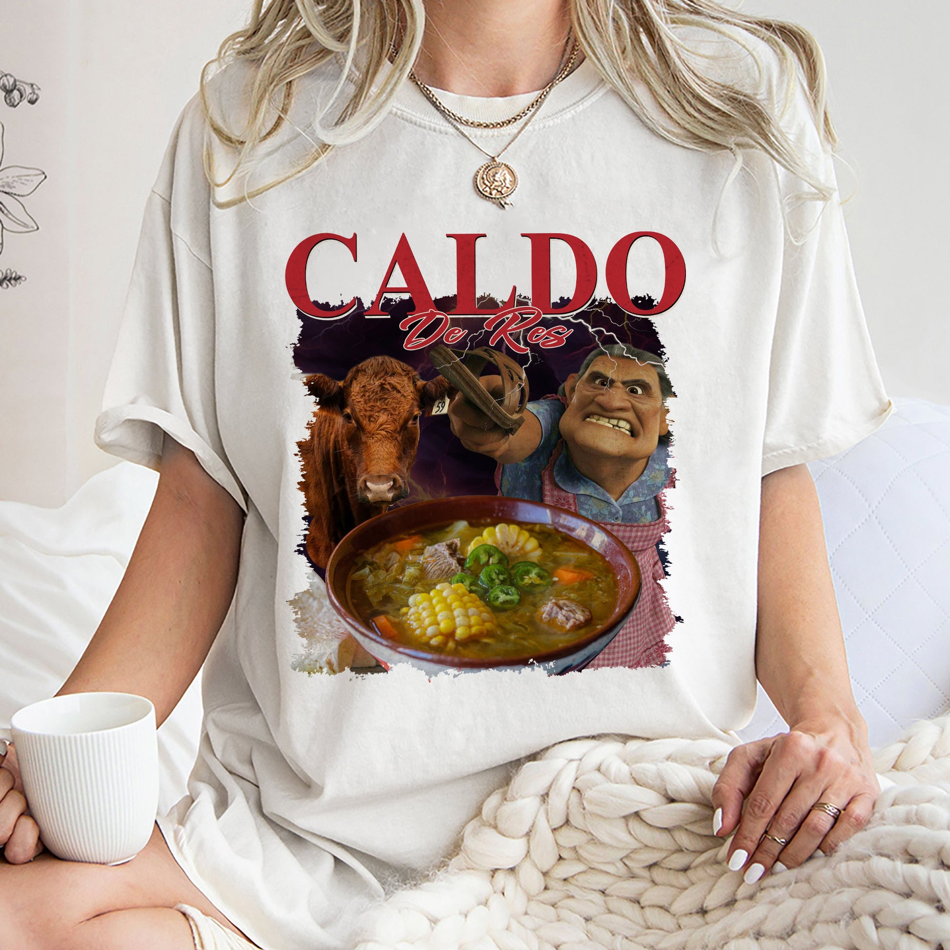 Caldo De Res Shirt, Trending Unisex Tee Shirt, Mexican Beef Soup Lovers, Caldo De Res Funny Food Sweatshirt Hoodie