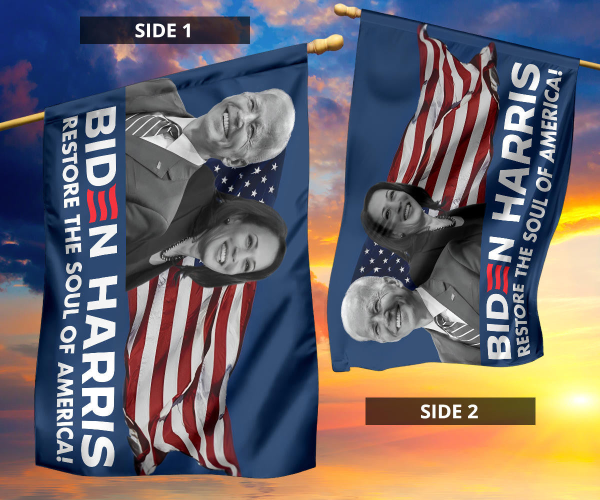 Biden Harris 2024 Flag Restore The Soul Of America Biden Harris Store