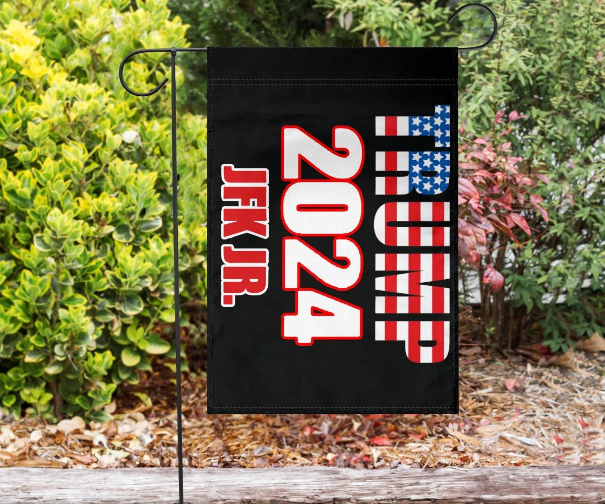 Trump 2024 Jfk Jr Flag Patriotic Garden Flags Holiday Decor Best American Flag For House