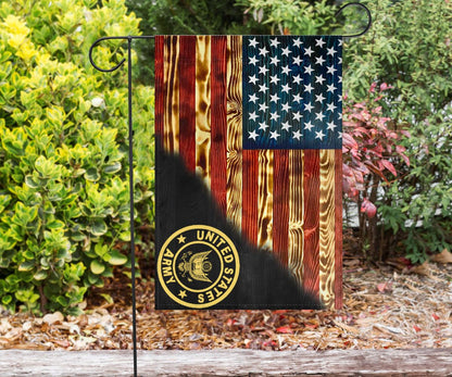 United States Army Flag Rustic U.S Army Logo Military flag Indoor Outdoor Decor