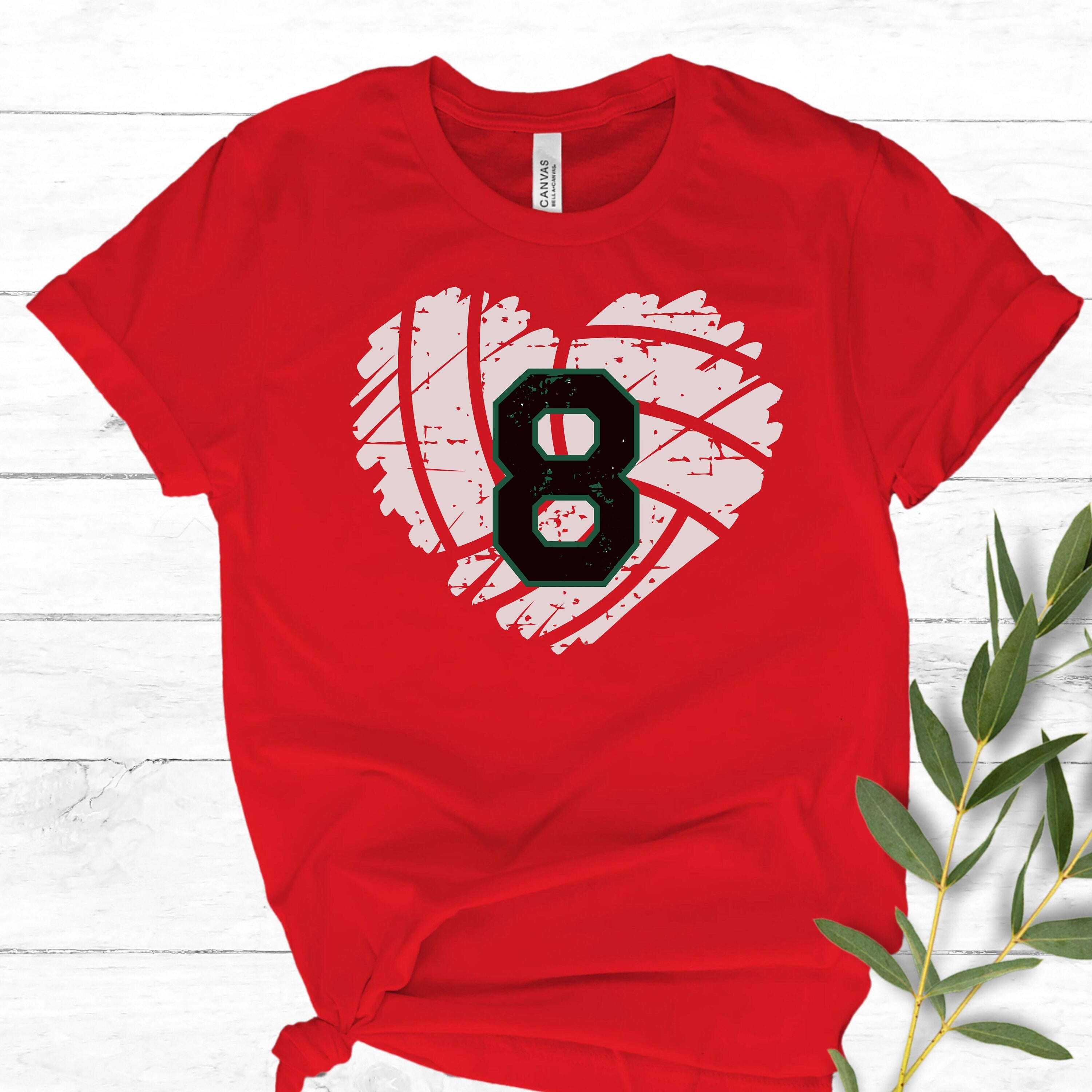 Custom Volleyball Number Shirt, Personalized Volleyball Mom Shirt, Volleyball Team Shirt, Cute Volleyball Heart Shirt, Volleyball Team Gift