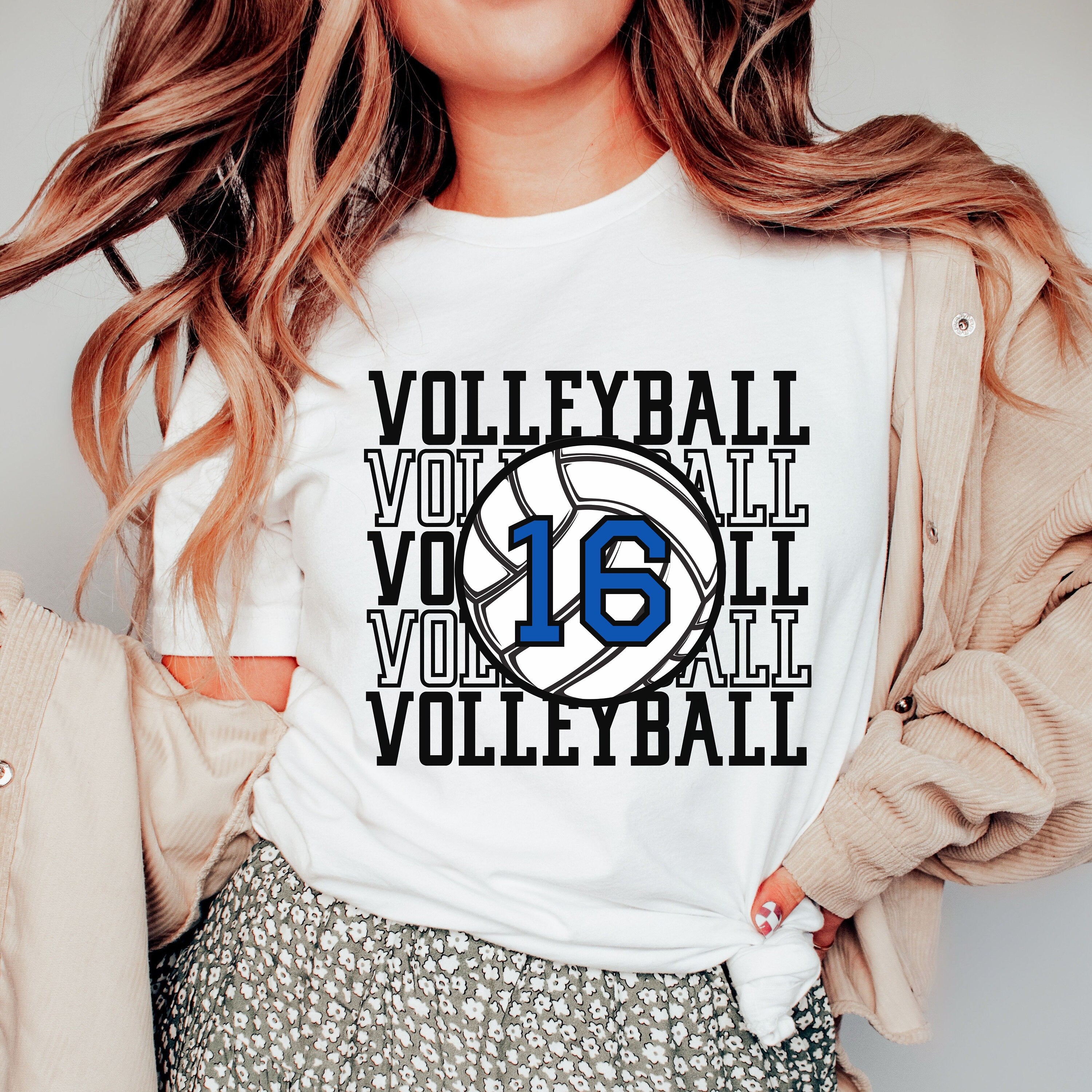 Custom Volleyball Shirt, Personalized Volleyball Mom Shirt, Volleyball Name Shirt, Custom Volleyball Team Shirt