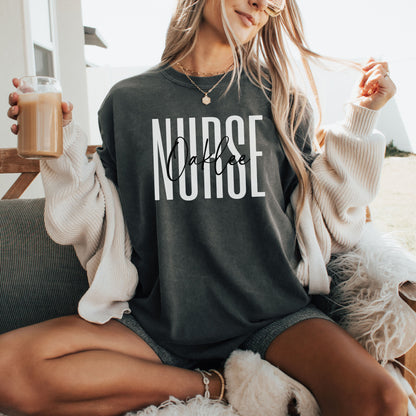 Custom Nurse Shirts, Comfort Colors Nurse Shirt, Personalized Nurse Shirt, Nursing Student, Gift for Nurse,  New Nurse Gift