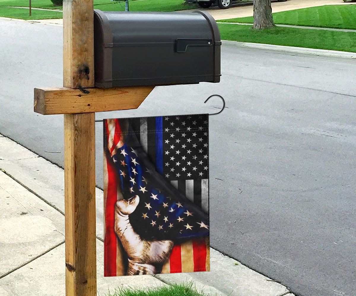 Thin Blue Line American Flag Honoring our Men and Women of Law Enforcement