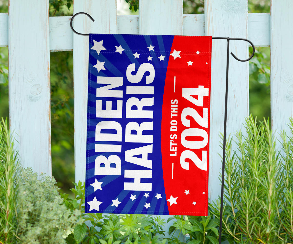 Biden Harris Let's Do This 2024 Flag Biden Harris Campaign Election 2024 Merchandise