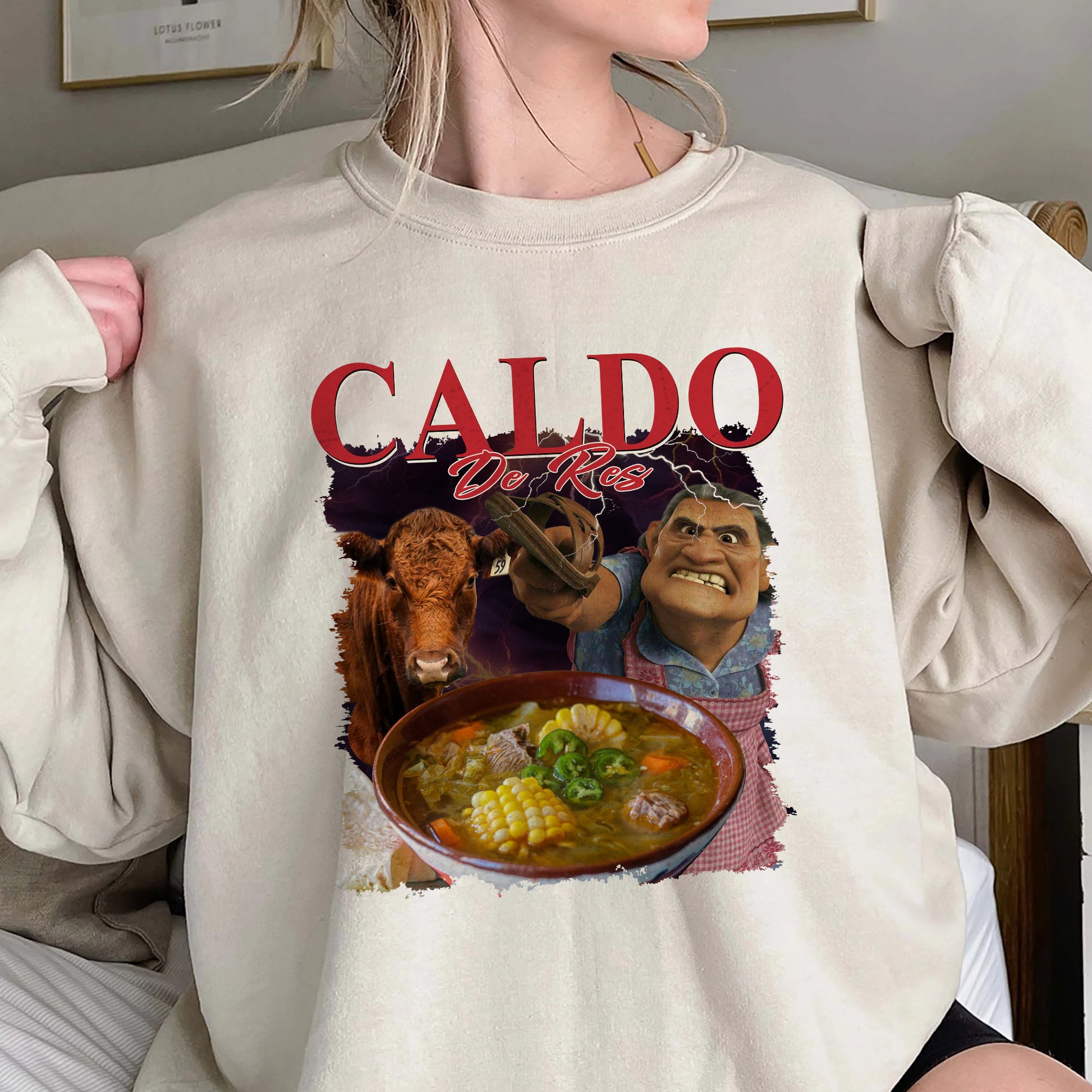 Caldo De Res Shirt, Trending Unisex Tee Shirt, Mexican Beef Soup Lovers, Caldo De Res Funny Food Sweatshirt Hoodie