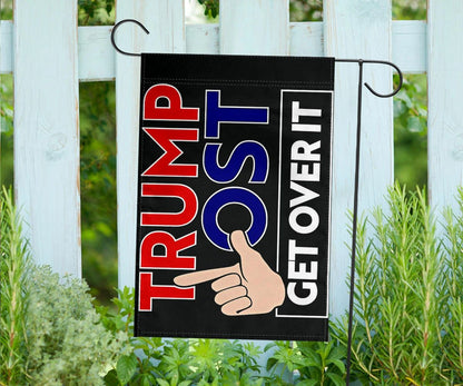 Trump Lost Flag Trump Lost Get Over It Anti Trump Flags Slogans Merchandise