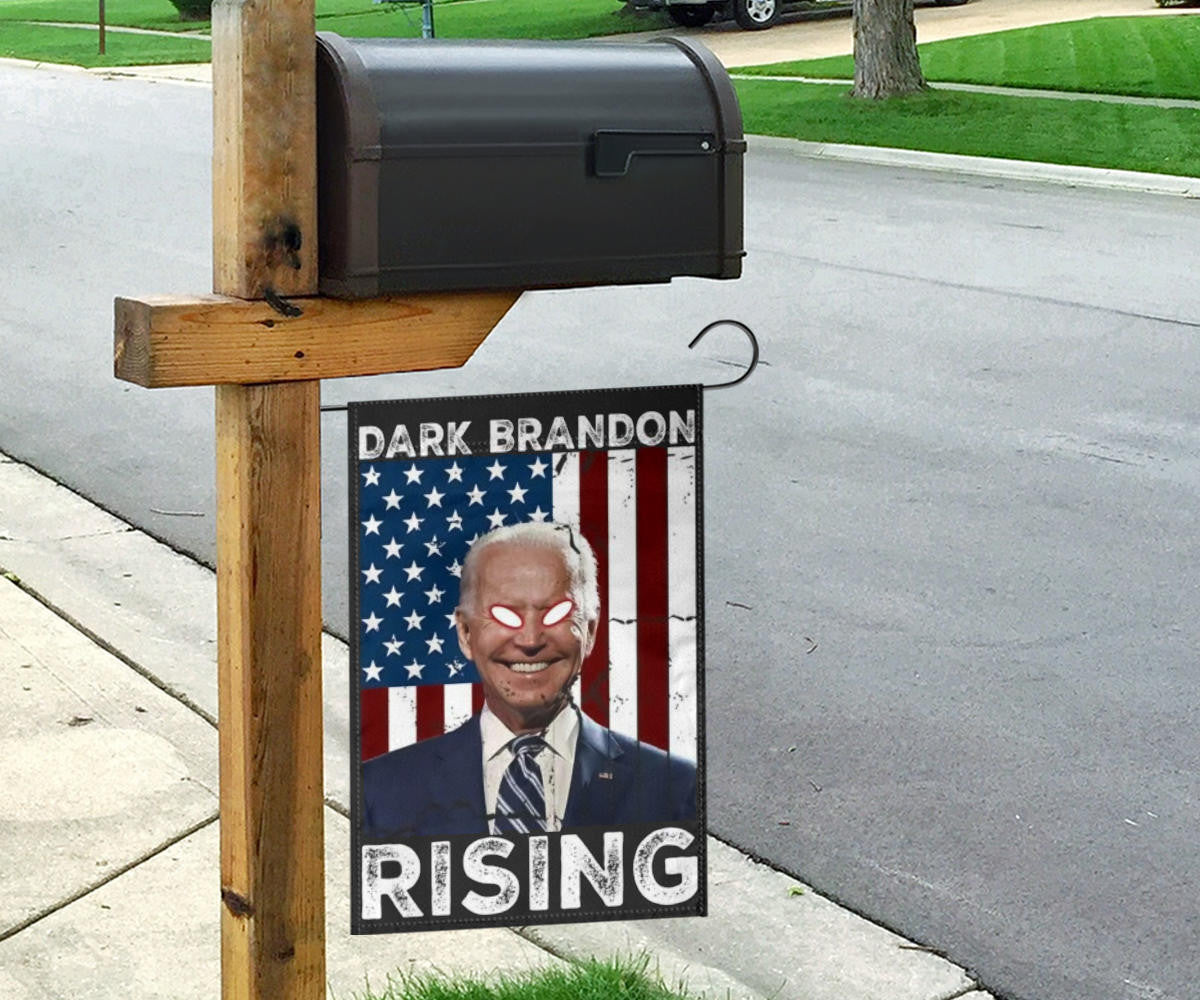 Biden Dark Brandon Rising Flag Funny Joe Biden 2024 Campaign Merchandise