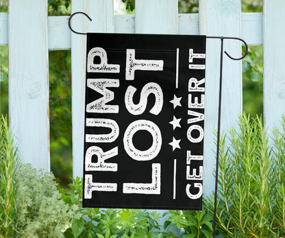 Trump Lost Get Over It Flag Funny Anti Trump Flag Trump Biggest Loser