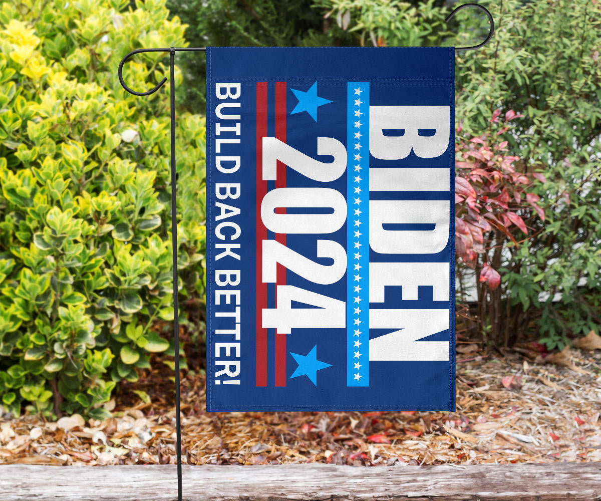 Biden 2024 Build Back Better Flag Re-Vote Joe Biden 2024 Campaign Merchandise