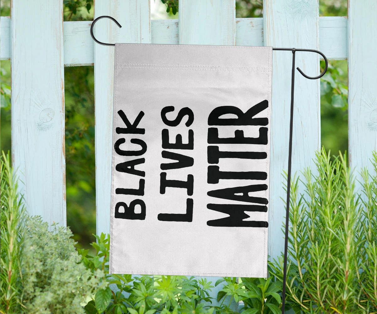 Black Lives Matter Flag Social Justice Activist BLM Flag Banner Indoor Outdoor Decor