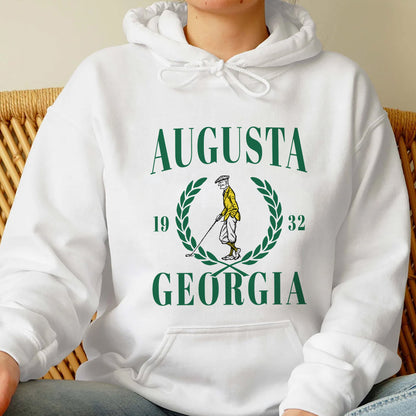 Augusta Georgia Golf Shirt, Gift For Golfers, Augusta Vintage Style Golf Sweatshirt, Distressed Augusta Sweatshirt Hoodie