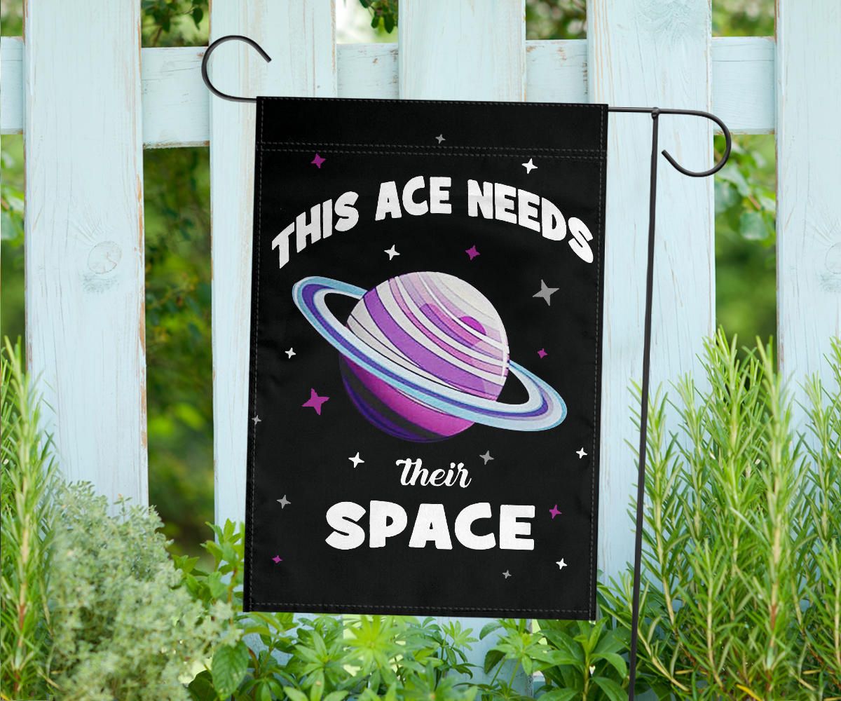 Asexual Flag This Ace Needs Their Space International Asexuality Day LGBT Ace Flag