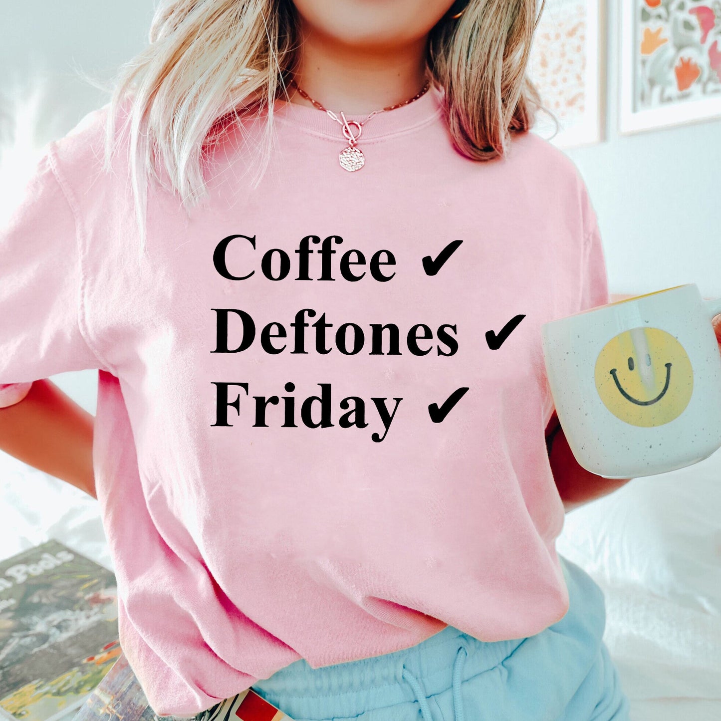 Coffee Deftones Friday Shirt, Unique Shirt Gift For Deftones Lovers, Coffee Deftones Friday Sweatshirt Hoodie