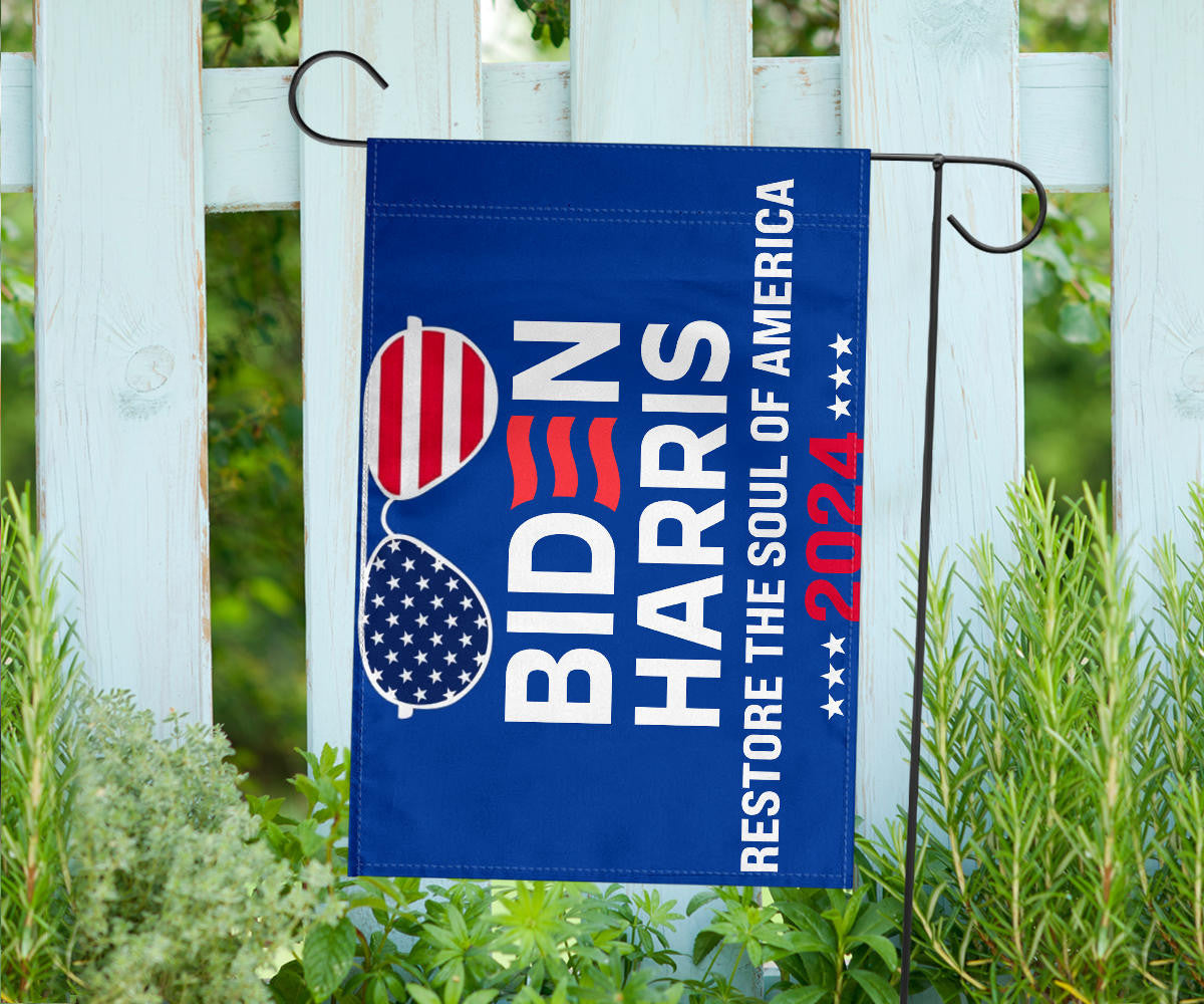 Biden Harris 2024 Restore the Soul of America Flag Democrats For Joe Biden 2024 Merch