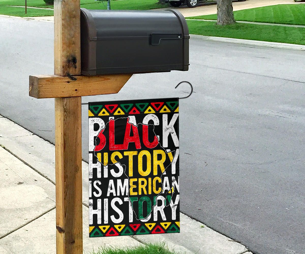 Black History Flag Black History Is American History African American Month 2024 House Decor