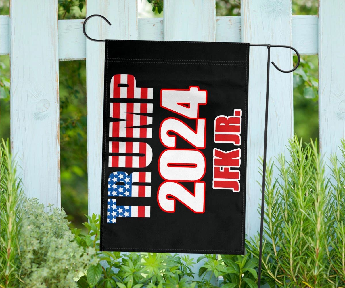 Trump 2024 Jfk Jr Flag Patriotic Garden Flags Holiday Decor Best American Flag For House