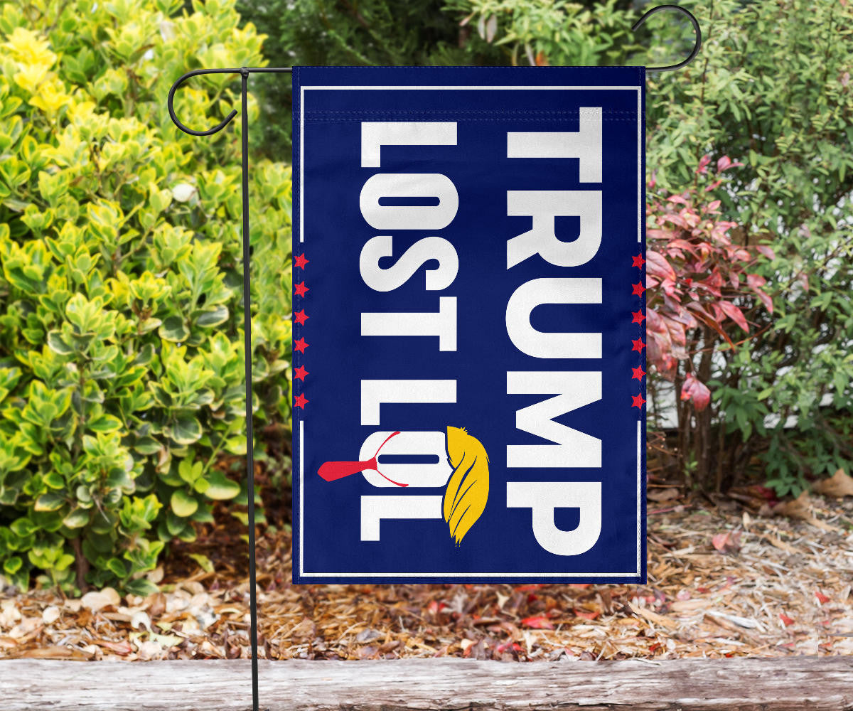 Trump Lost LOL Flag Funny Anti Trump Merchandise Support Biden For President 2024