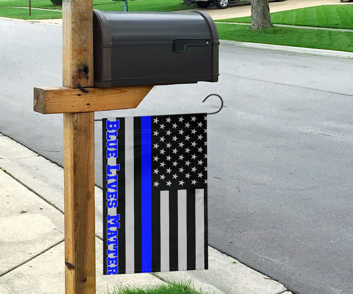 Blue Lives Matter American USA Police Flag Honoring Men Women Law Enforcement Officers