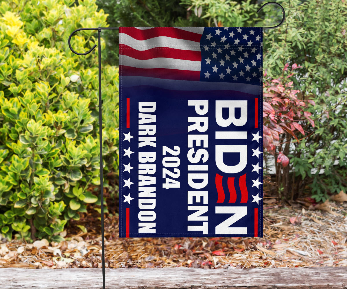 Biden President 2024 Dark Brandon Flag Joe Biden Campaign Merchandise