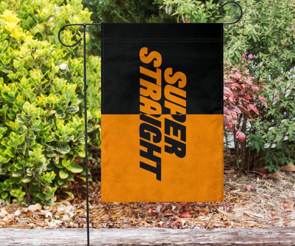 Black Orange Flag Super Straight Movement Flag Indoor Outdoor Decor