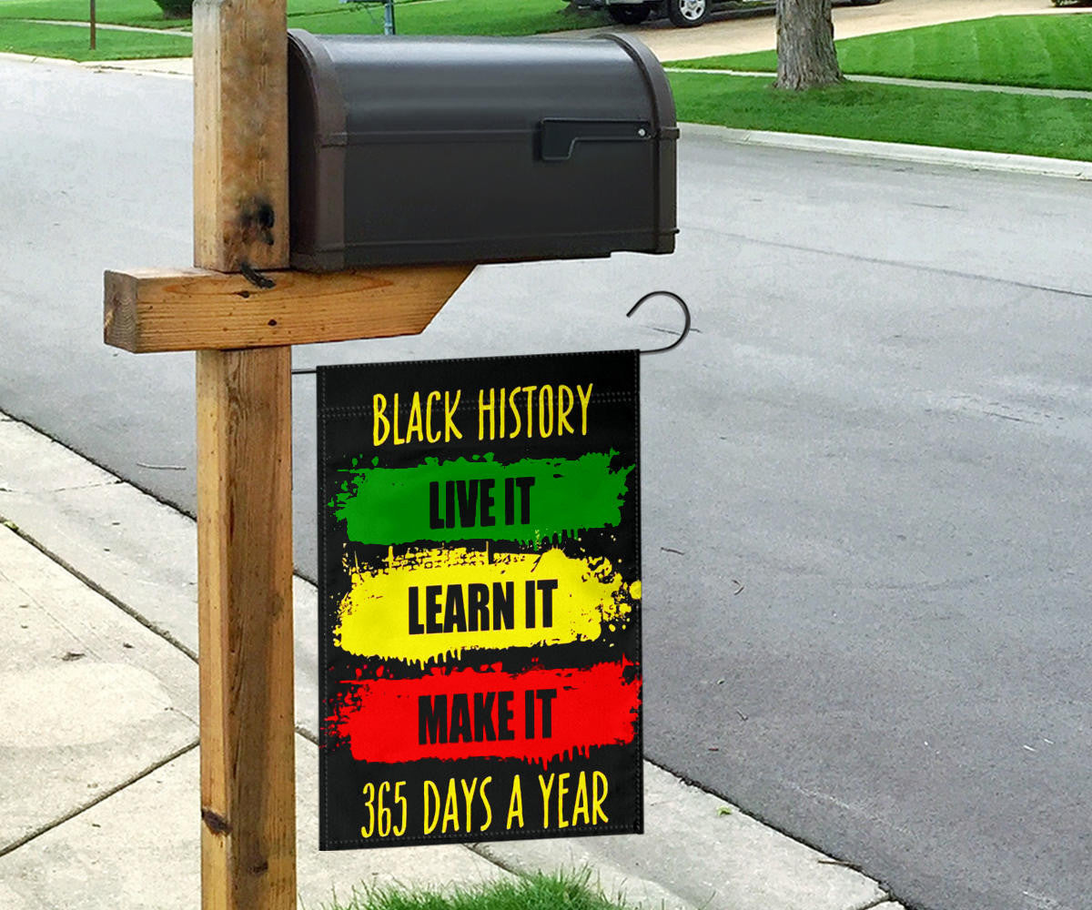 Black History Flag Black History Month Flag Red Black Green African American Month Decor