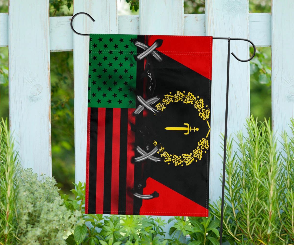 Black American Heritage Flag And African American Flag Honor Black People Liberation