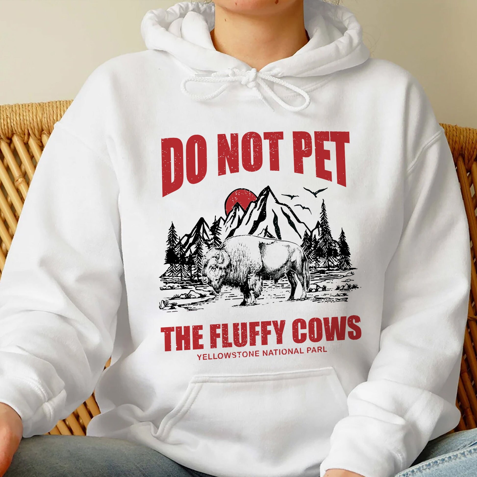 Do Not Pet the Fluffy Cows Tee, Yellowstone Tee, Yellowstone National Park Sweatshirt, Unisex Tee Shirt, Do Not Pet the Fluffy Cows Hoodie