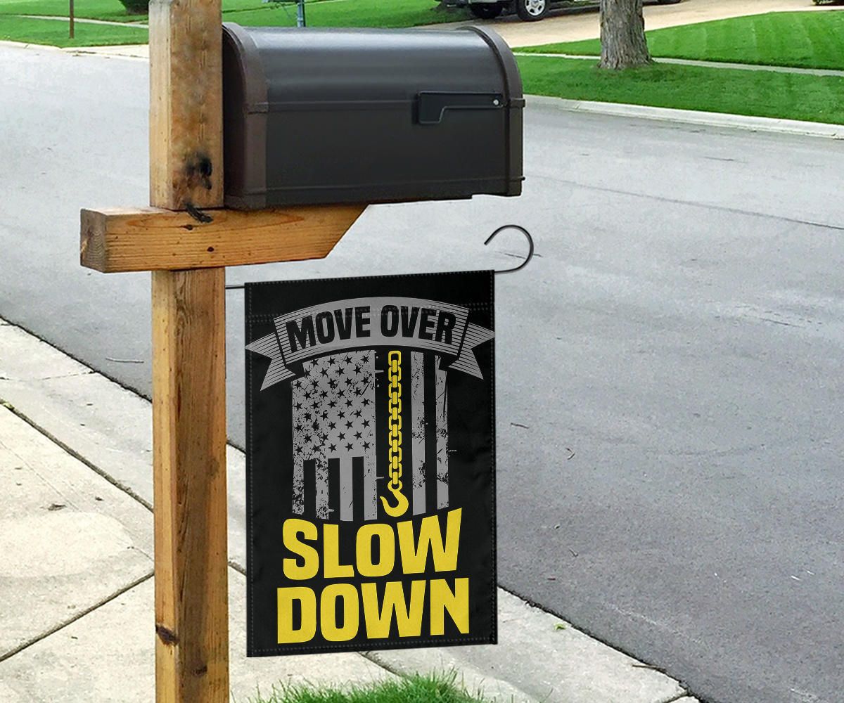 Thin Yellow Line Flag Move Over Slow Down Tow Truck Drivers Flag Gift For Home Decor