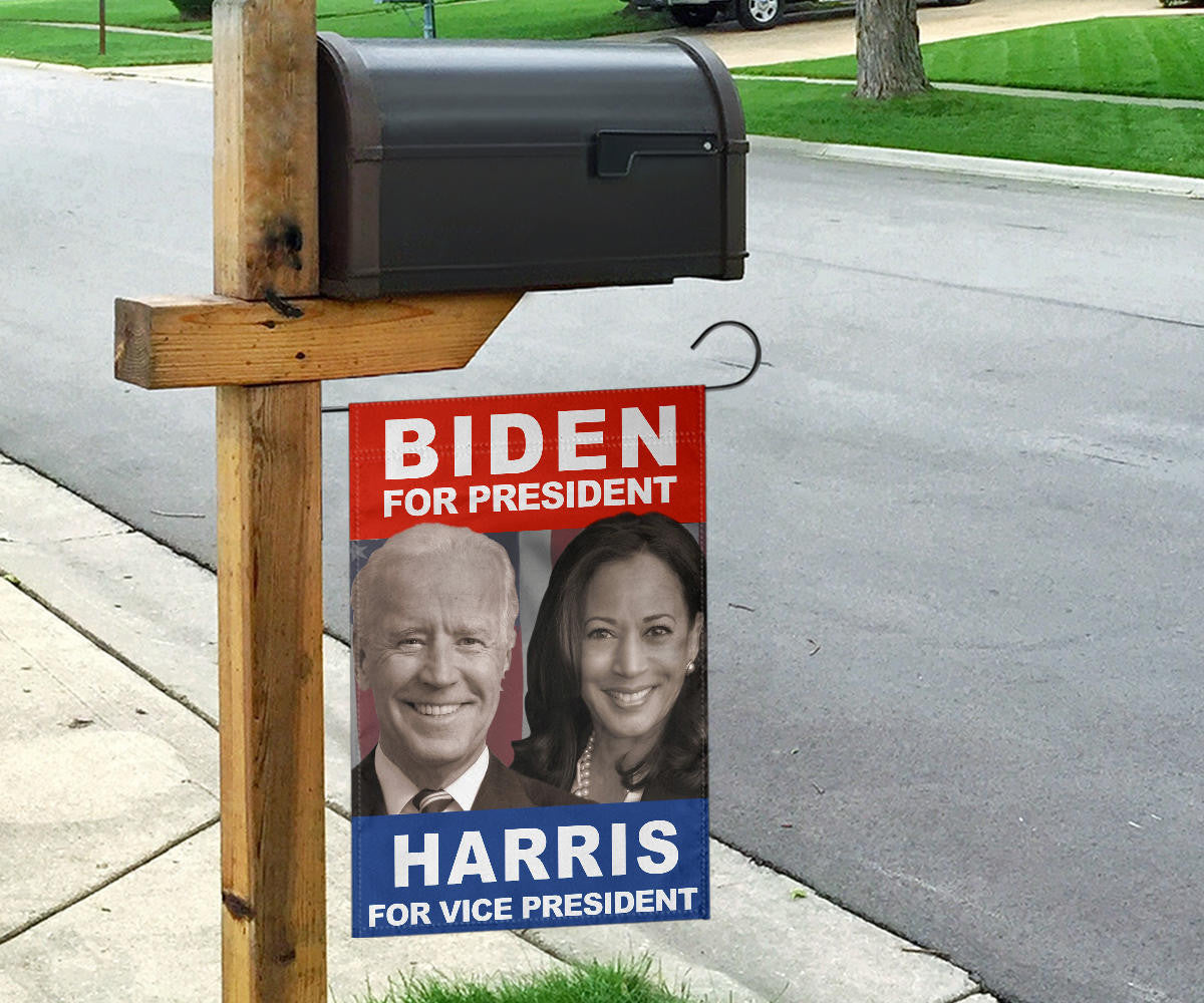 Biden For President Harris For Vice President Flag Support For Political Campaign 2024 Election