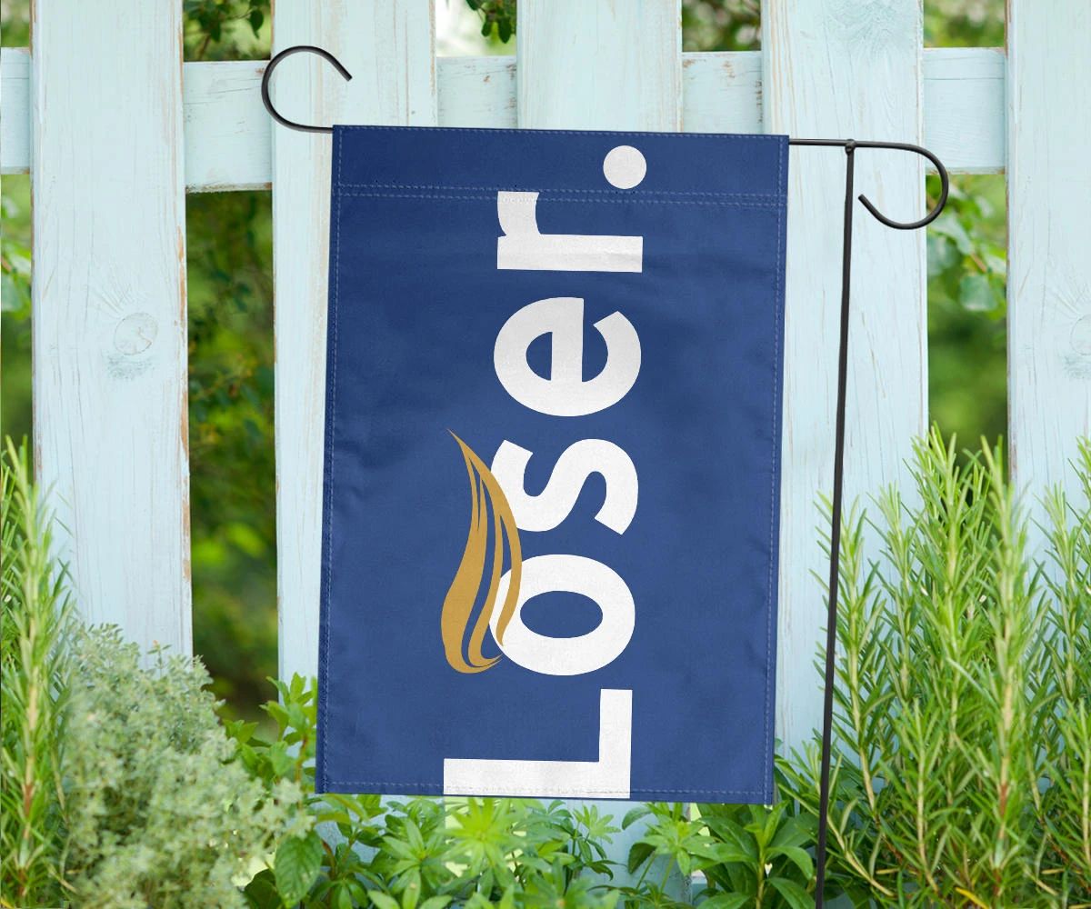 Trump Loser Flag Trump Lost Get Over It Flag Anti Trump Election Season Outdoor Banner