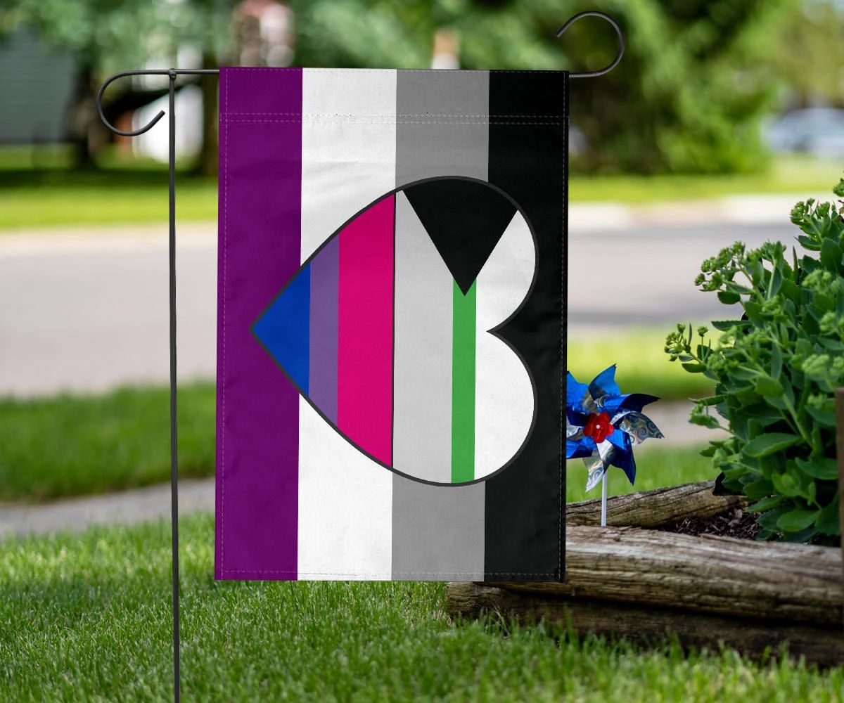 Asexual Flag Bi-Demiromantic International Asexuality Day Ace Flag LGBT Merch