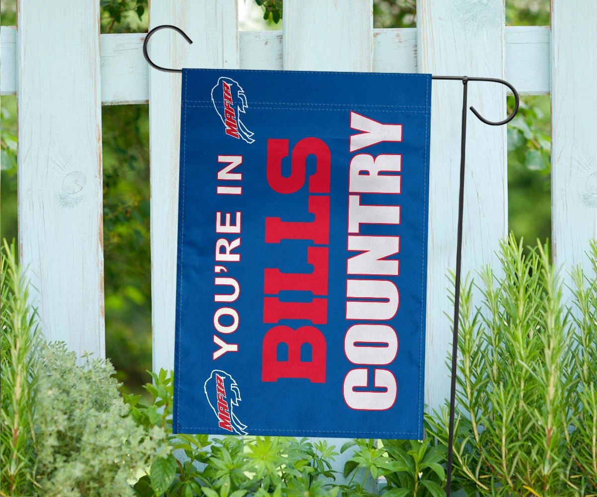 Bills Mafia Flag You're In Bills Country Buffalo Bills Sport Flag Fan Gift