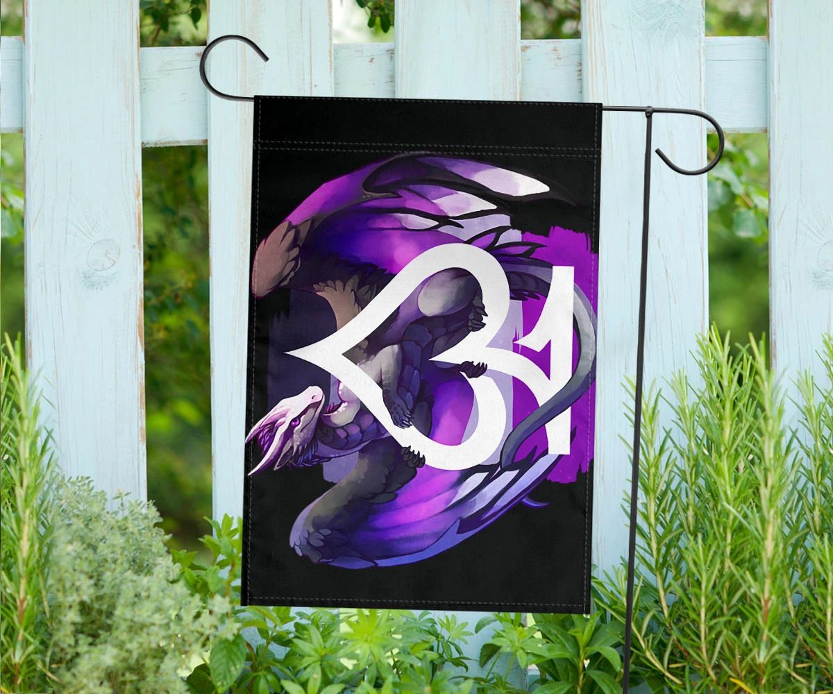 Asexual Flag Dragon Ace Flag LGBT Merch Hanging Decor Asexual Pride Flag