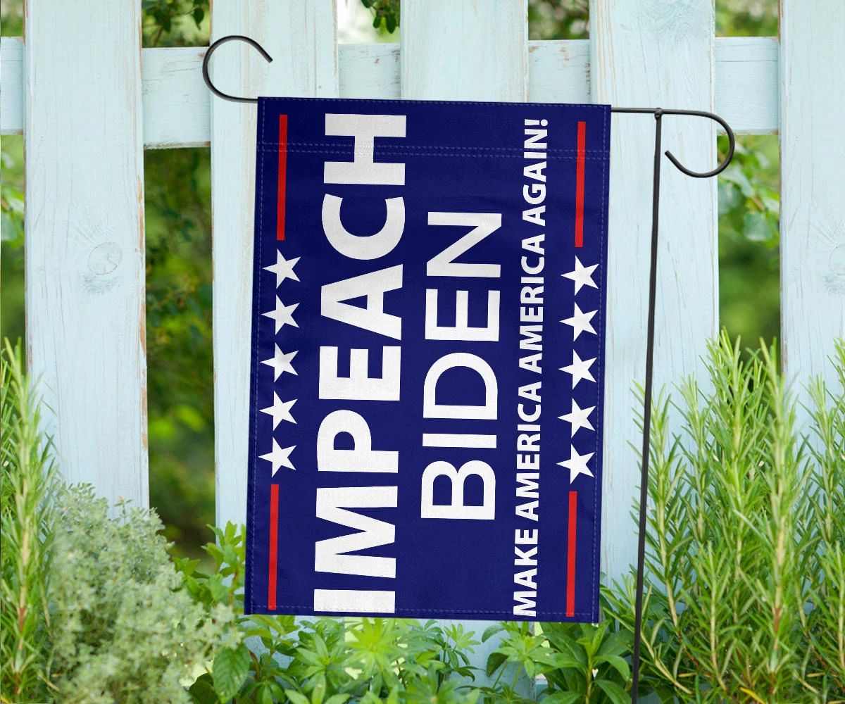 Anti Biden Flag Impeach Biden Make America America Great Again Fuck Biden Fight For Trump Merch